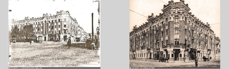 Пречистенка 1892-1900 г. и Зубовская площадь 1912 г. Фотографии взяты с сайта retromap.ru.