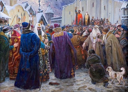 С.С. Рубцов "Новгородское вече" Новгородское вече